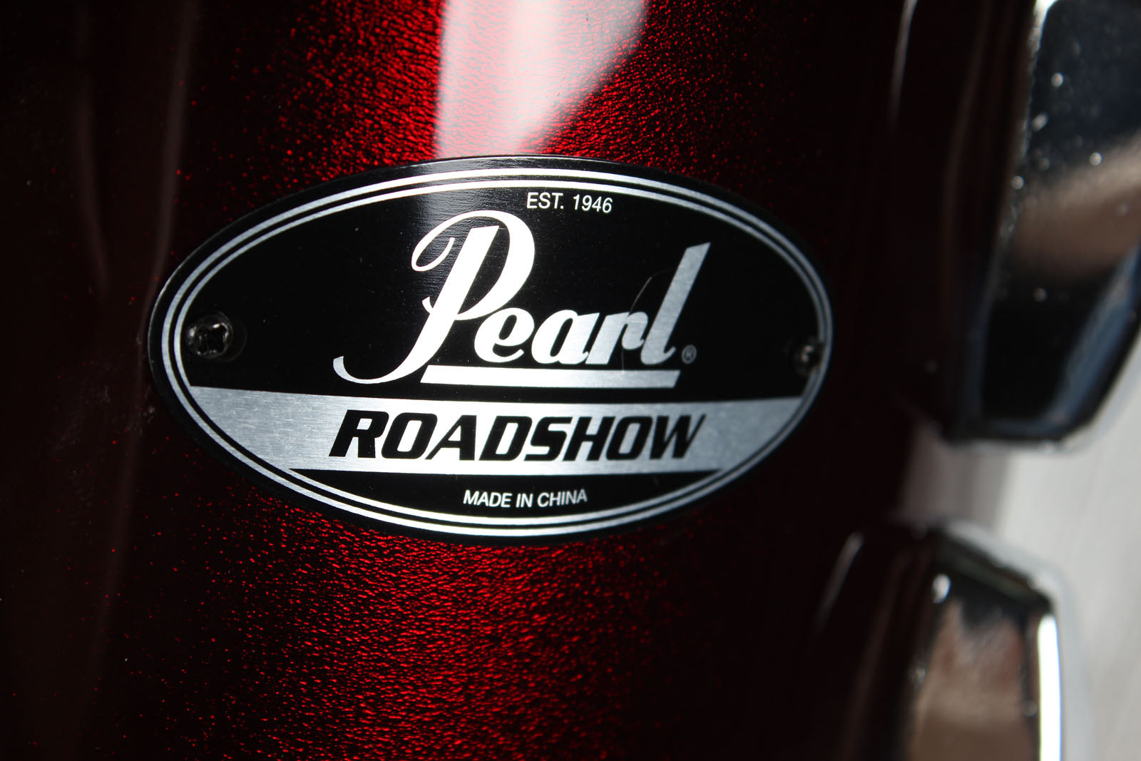 Pearl RS584C/C Roadshow Drum Set 4 Piece Drum Kit with Cymbals Wine Red