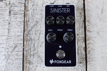 Load image into Gallery viewer, Foxgear Sinister FET Metal Distortion Pedal Electric Guitar Effects Pedal