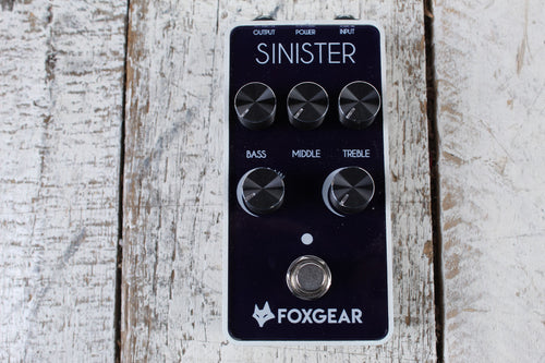 Foxgear Sinister FET Metal Distortion Pedal Electric Guitar Effects Pedal