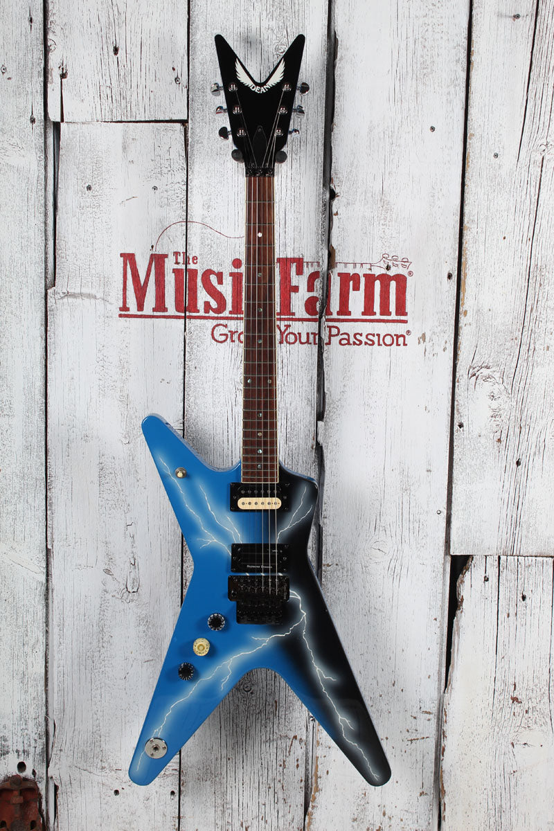 Dean Dimebag From Hell ML Left Handed Electric Guitar Lightning Cowboy From Hell