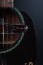 Gretsch Deltoluxe Dreadnought Acoustic Electric Guitar Black Top Finish