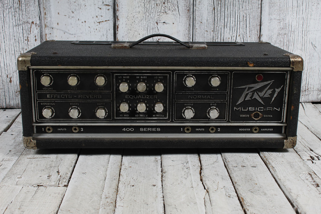 Peavey Vintage 400 Series Musician Head Electric Guitar Amplifier Head