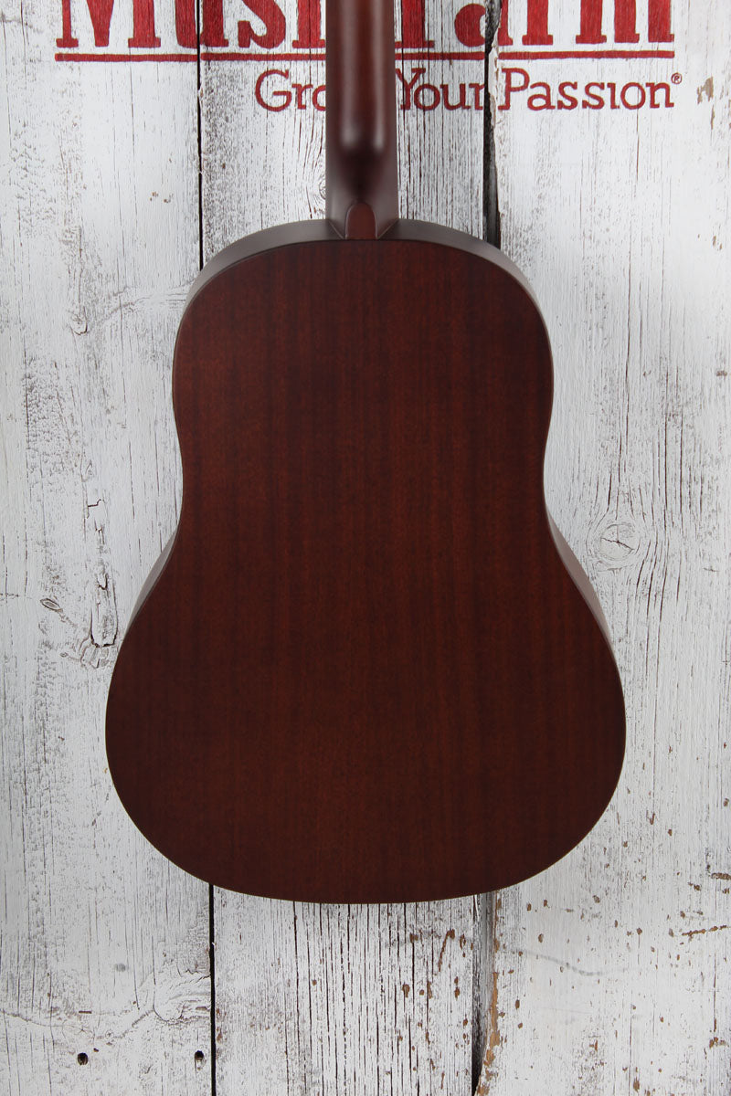 Gretsch Deltoluxe Dreadnought Acoustic Electric Guitar Black Top Finish
