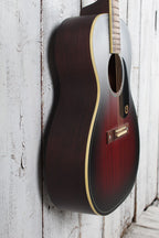 Gretsch Jim Dandy Concert Acoustic Guitar Deep Cherry Burst Finish