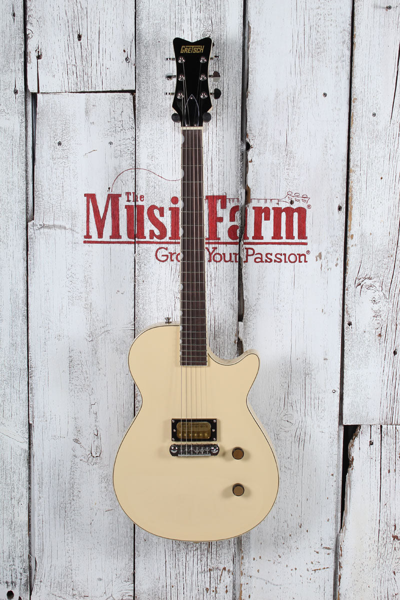 Gretsch Streamliner Jet 1 Pickup Electric Guitar Vintage White Finish Secondary image