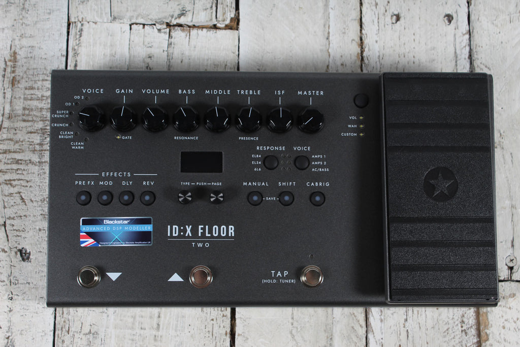 Blackstar ID:X Floor Two Floorboard Electric Guitar Multi Effects Pedal