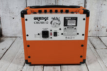 Load image into Gallery viewer, Orange CRUSH12 Electric Guitar Combo Amplifier 12 Watt 1 x 6 Solid State Amp