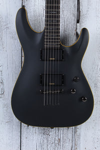 Schecter Demon-6 Solid Body Electric Guitar Aged Black Satin Finish