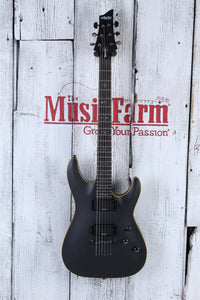 Schecter Demon-6 Solid Body Electric Guitar Aged Black Satin Finish