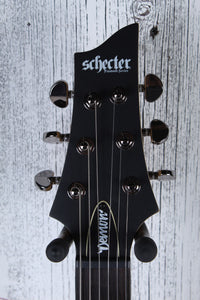 Schecter Demon-6 Solid Body Electric Guitar Aged Black Satin Finish