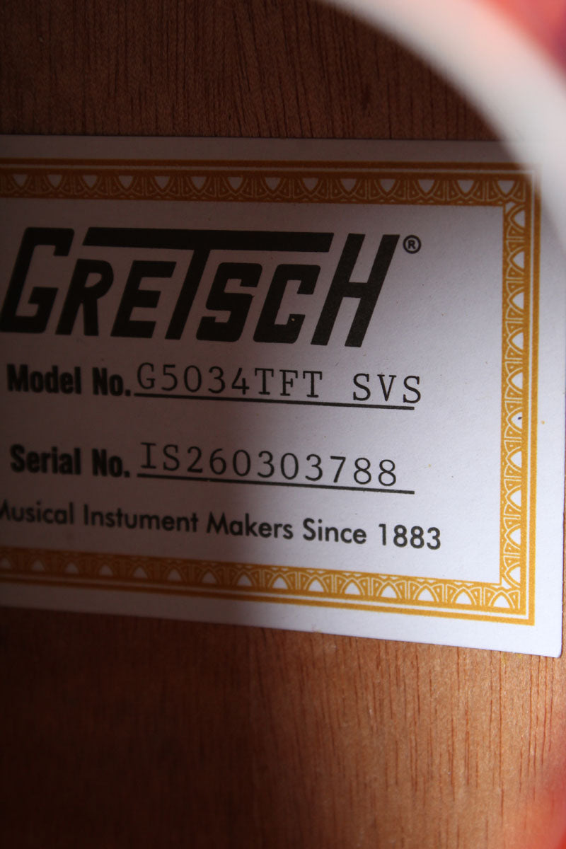 Gretsch G5034TFT Rancher Dreadnought Acoustic Electric Guitar Savannah Sunset