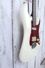 Load image into Gallery viewer, Schecter MV-6 Solid Body Double Cut Electric Guitar Olympic White