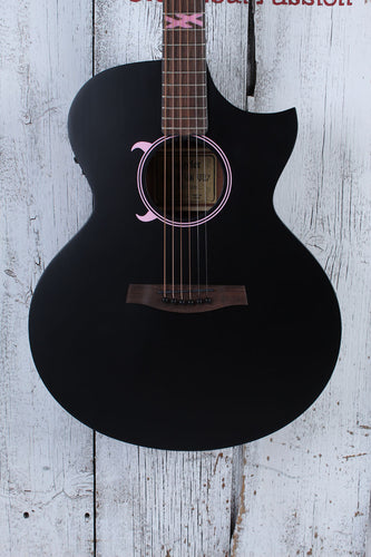 Schecter Machine Gun Kelly Acoustic Electric Guitar Satin Black Finish