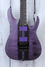 Load image into Gallery viewer, Schecter Banshee GT FR Electric Guitar Satin Trans Purple w Black Racing Stripe