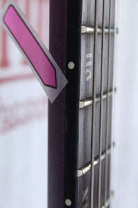 Schecter Banshee GT FR Electric Guitar Satin Trans Purple w Black Racing Stripe