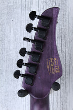 Load image into Gallery viewer, Schecter Banshee GT FR Electric Guitar Satin Trans Purple w Black Racing Stripe