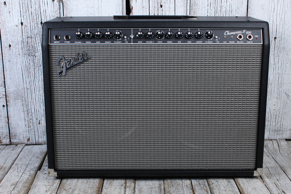Fender Champion II 100 Electric Guitar Amplifier 2x12 Combo Amp with Footswitch Main image
