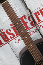 Gretsch Deltoluxe Parlor Acoustic Electric Guitar Black Top Finish