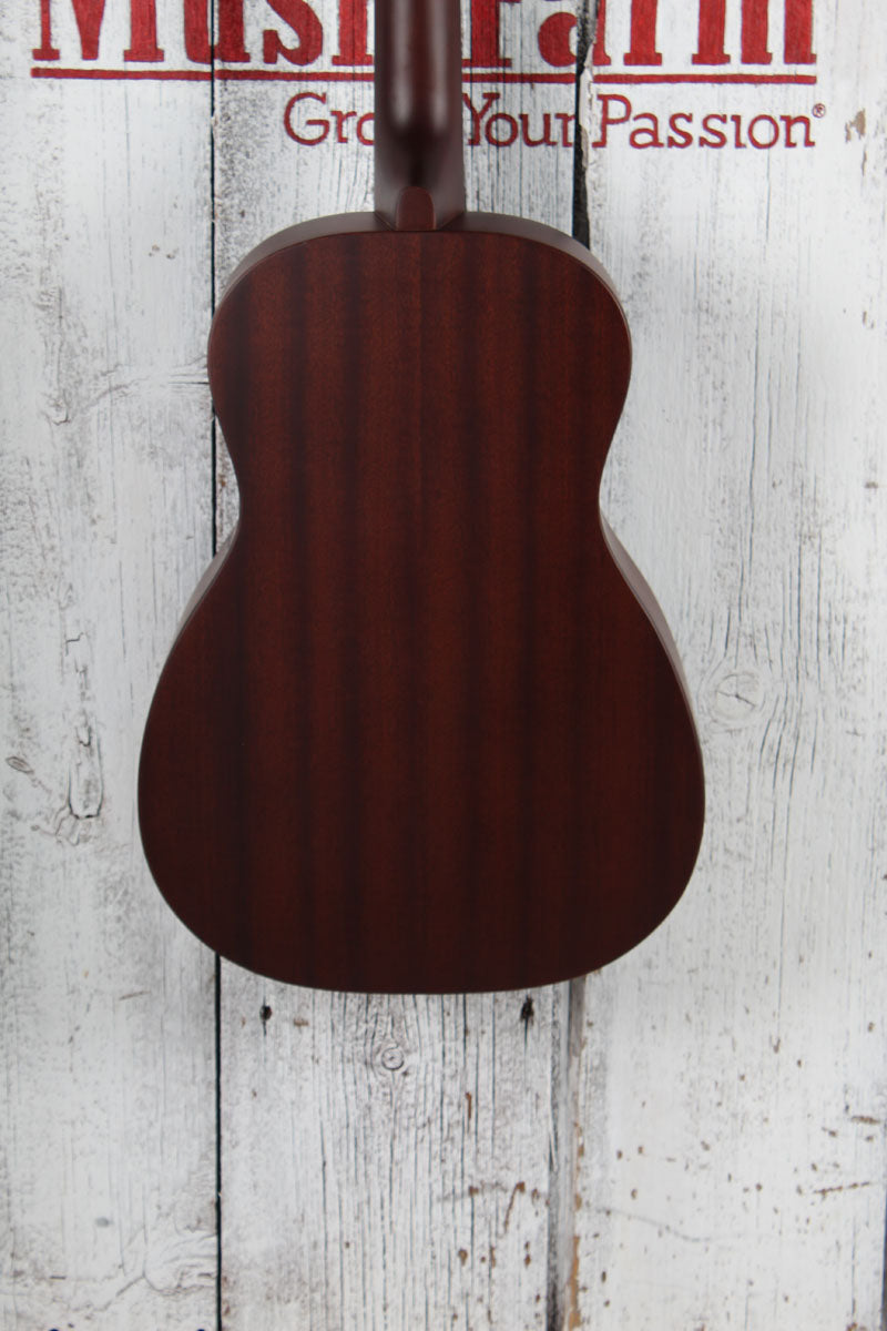 Gretsch Deltoluxe Parlor Acoustic Electric Guitar Black Top Finish