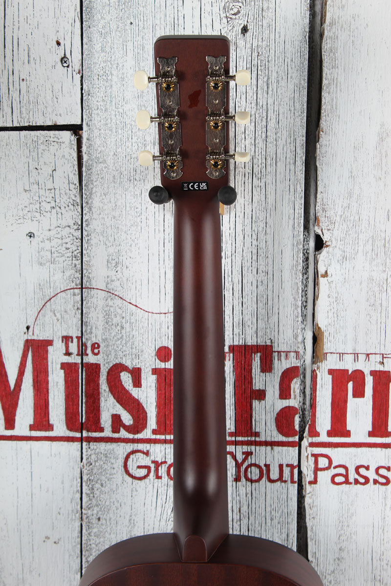 Gretsch Deltoluxe Parlor Acoustic Electric Guitar Black Top Finish