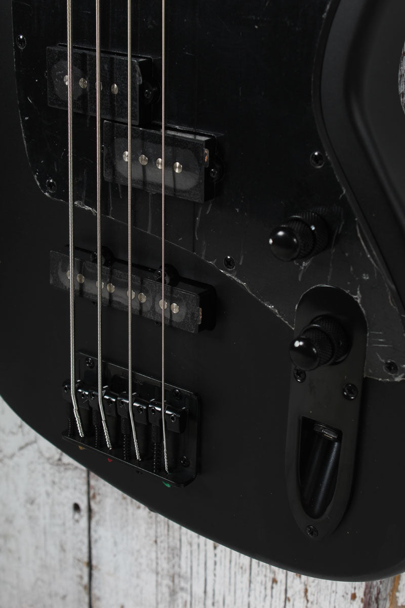 Ibanez TMB420B Talman Bass 4 String Electric Bass Guitar Black Flat Finish
