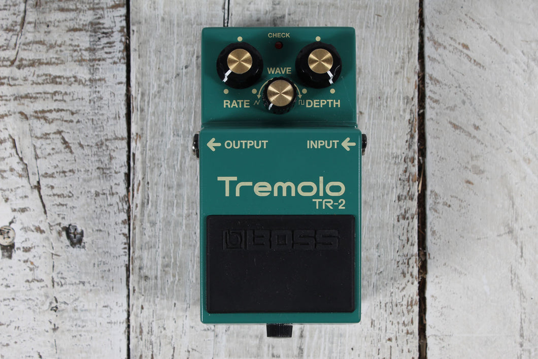 Boss TR-2 Tremolo Pedal Electric Guitar Effects Pedal Vintage Tremolo Effects