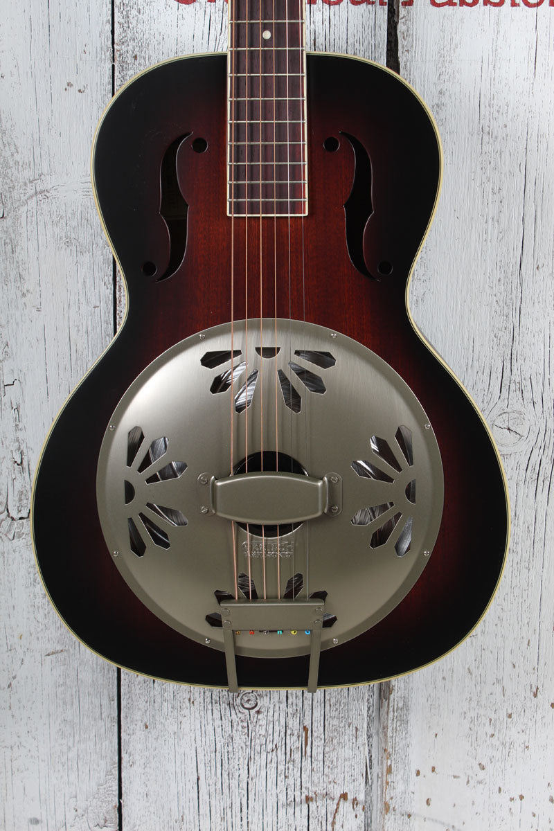 Gretsch G9240 Alligator Round Neck Resonator Guitar Vintage 2-Color Sunburst