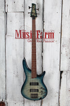Ibanez SR400EQM 4 String Electric Bass Guitar Stained Cosmic Blue Starburst