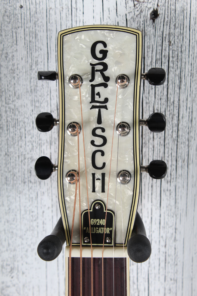 Gretsch G9240 Alligator Round Neck Resonator Guitar Vintage 2-Color Sunburst