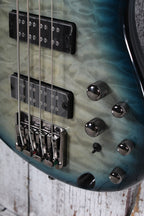 Ibanez SR400EQM 4 String Electric Bass Guitar Stained Cosmic Blue Starburst