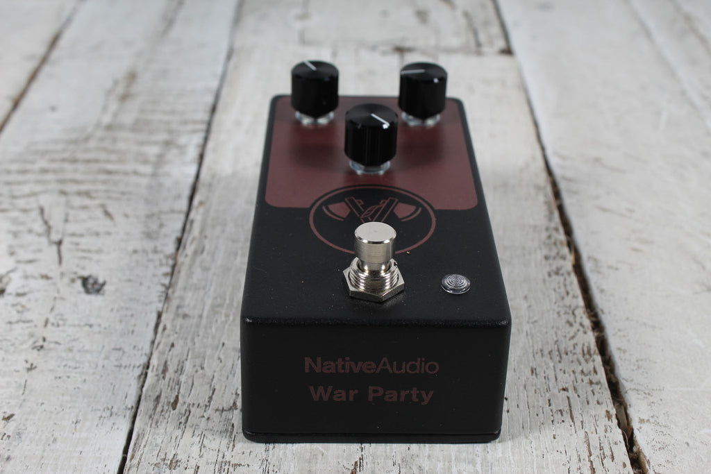 NativeAudio War Party Overdrive / Distortion Pedal Electric Guitar Effects Pedal