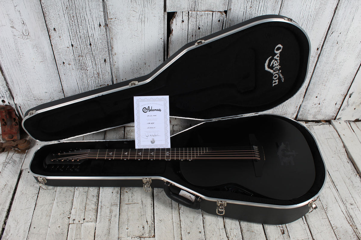 Ovation Adamas 1598-MEIII Melissa Etheridge Signature Mid Cutaway 12 String Acoustic Electric Guitar with Case
