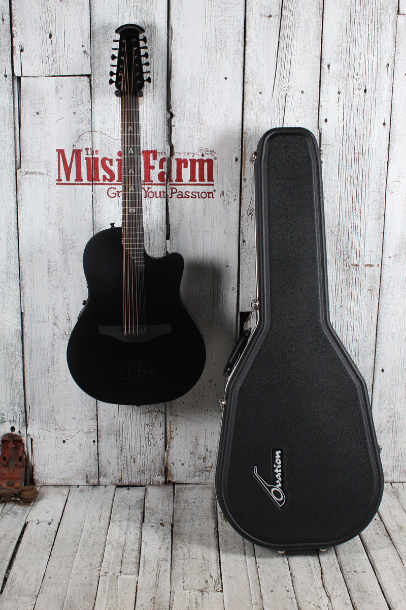 Ovation Adamas 1598-MEIII Melissa Etheridge Signature Mid Cutaway 12 String Acoustic Electric Guitar with Case