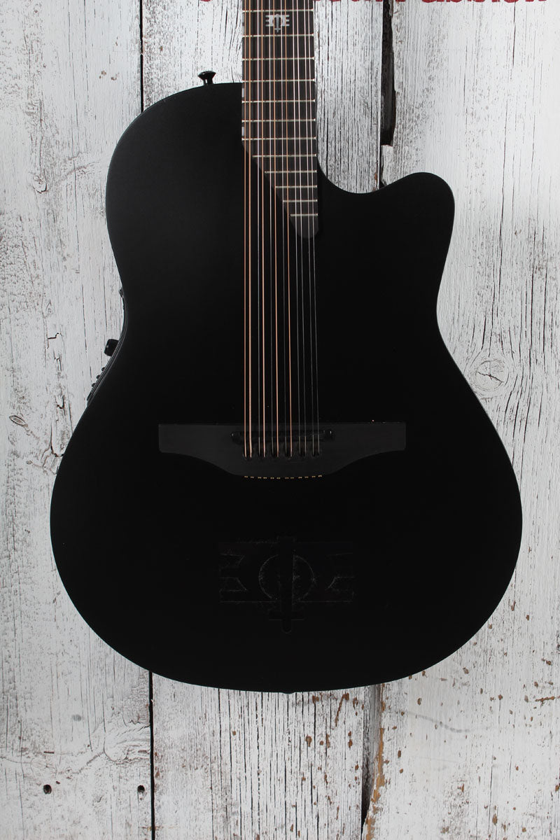 Ovation Adamas 1598-MEIII Melissa Etheridge Signature Mid Cutaway 12 String Acoustic Electric Guitar with Case Main image