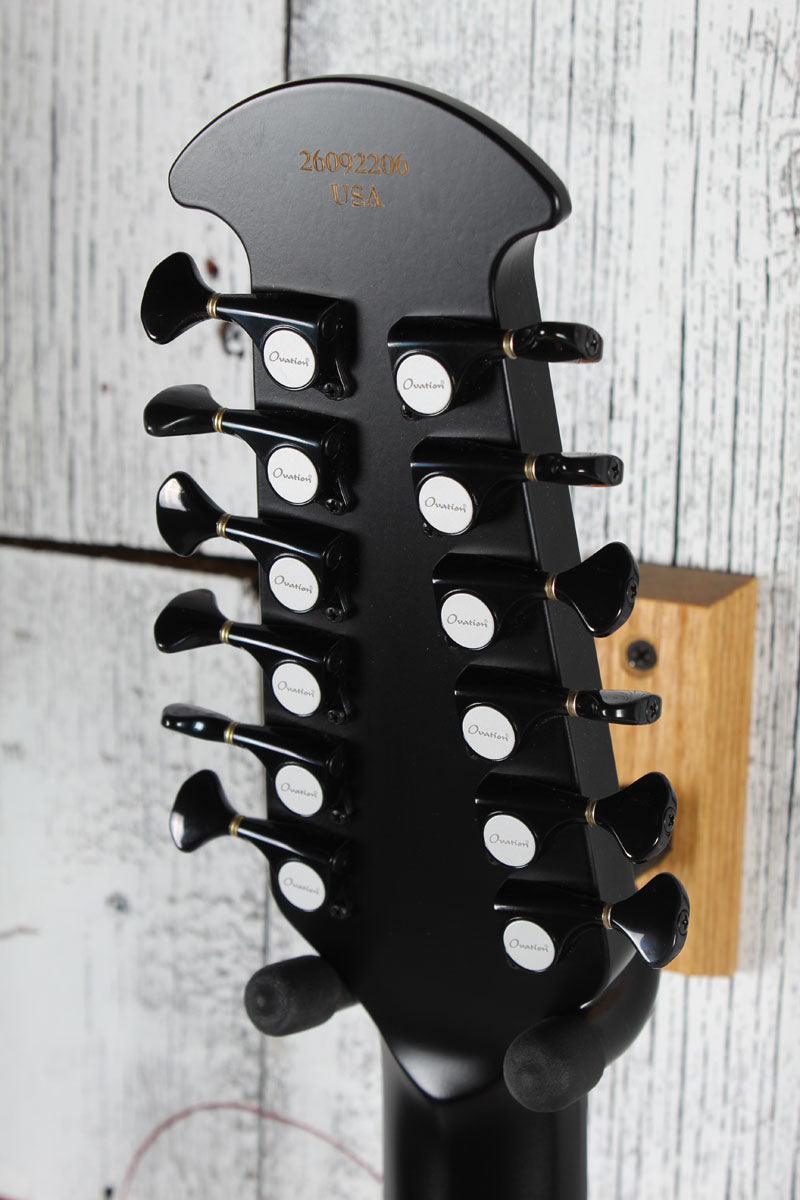 Ovation Adamas 1598-MEIII Melissa Etheridge Signature Mid Cutaway 12 String Acoustic Electric Guitar with Case