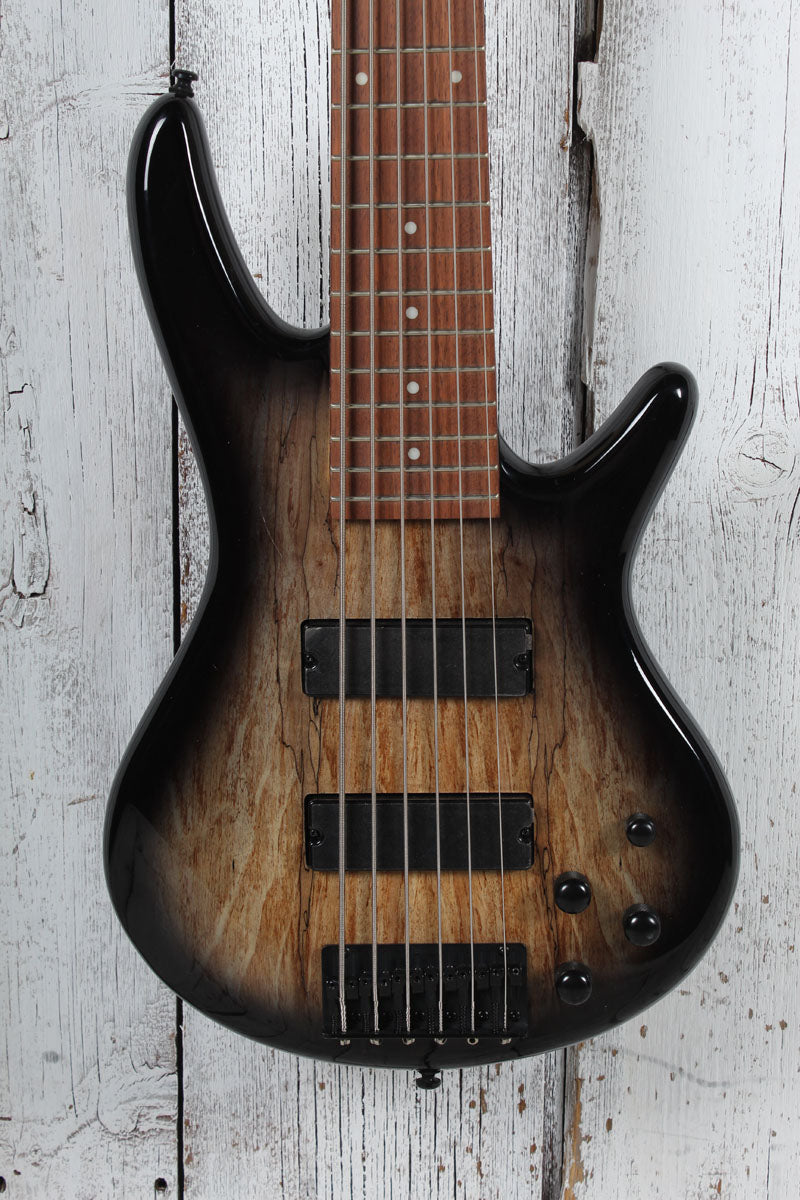 Ibanez Gio GSR206SM 6 String Electric Bass Guitar Spalt Maple Natural Gray Burst