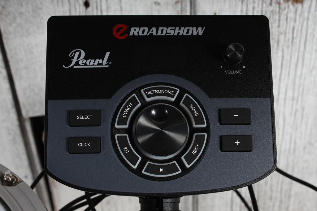Pearl ERS1000 eRoadshow Drum Set 5 Piece Electronic Drum Kit with Throne and Headphones