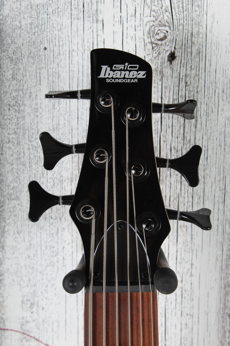 Ibanez Gio GSR206SM 6 String Electric Bass Guitar Spalt Maple Natural Gray Burst
