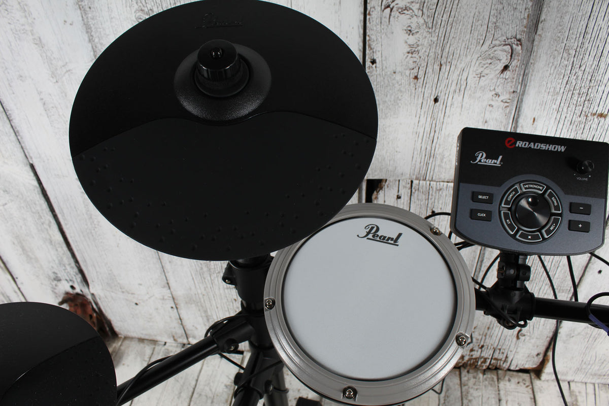 Pearl ERS1000 eRoadshow Drum Set 5 Piece Electronic Drum Kit with Throne and Headphones