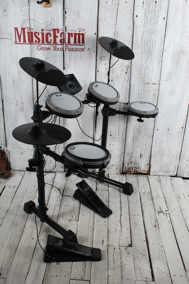 Pearl ERS1000 eRoadshow Drum Set 5 Piece Electronic Drum Kit with Throne and Headphones