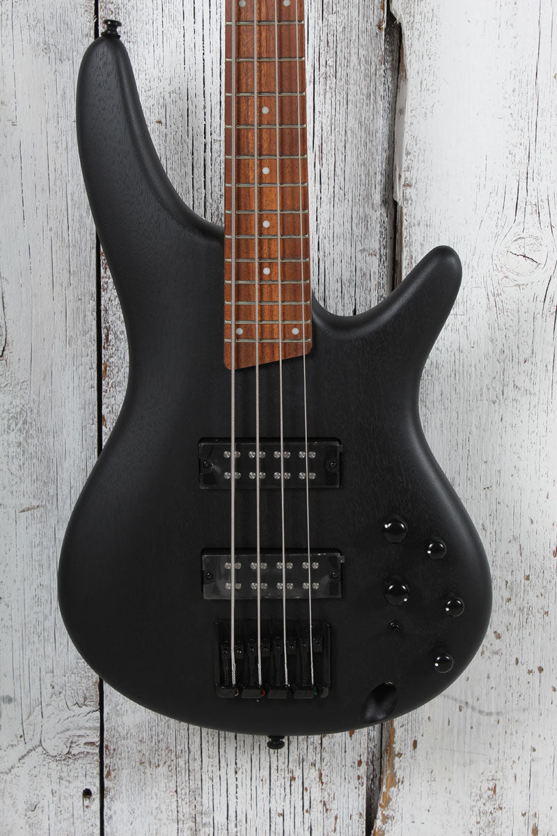 Ibanez SR300EB 4 String Electric Bass Guitar w Power Tap Switch Weathered Black