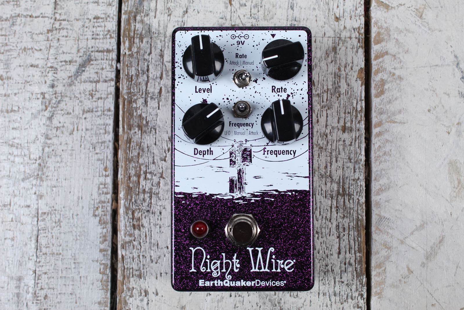 EarthQuaker Night Wire Harmonic Tremolo Electric Guitar Tremolo Effects Pedal