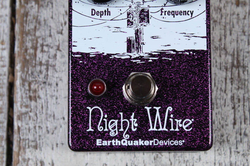 EarthQuaker Night Wire Harmonic Tremolo Electric Guitar Tremolo Effects Pedal