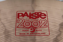 Load image into Gallery viewer, Paiste 2002 Sound Edge 14 Inch Hi Hat Drum Cymbal Pair 14&quot; Hi Hat Drum Cymbals