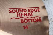 Load image into Gallery viewer, Paiste 2002 Sound Edge 14 Inch Hi Hat Drum Cymbal Pair 14&quot; Hi Hat Drum Cymbals