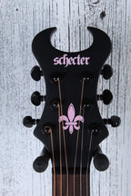Schecter Machine Gun Kelly Acoustic Electric Guitar Satin Black Finish