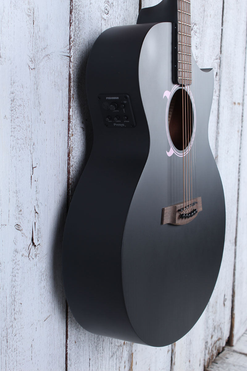 Schecter Machine Gun Kelly Acoustic Electric Guitar Satin Black Finish