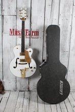 Load image into Gallery viewer, Gretsch Synchromatic Falcon Hollow Body Electric Guitar Snowcrest White w Case