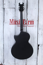 Schecter Machine Gun Kelly Acoustic Electric Guitar Satin Black Finish