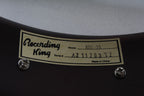 Recording King Dirty Thirty Series RKO-3S Banjo 5 String Open Back Banjo